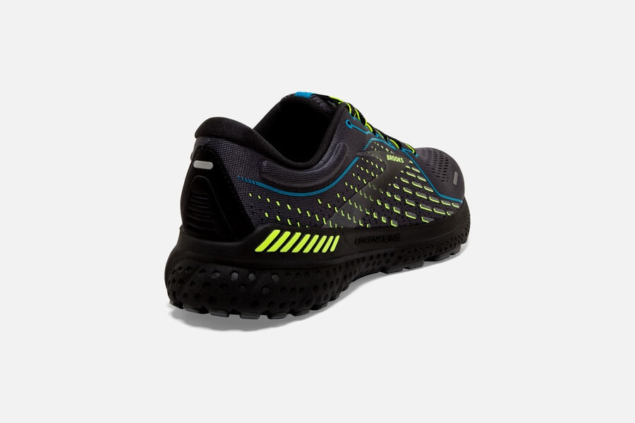 Brooks Adrenaline GTS 21 Road Running Shoes Mens - Black/Blue - FNGMS-5970